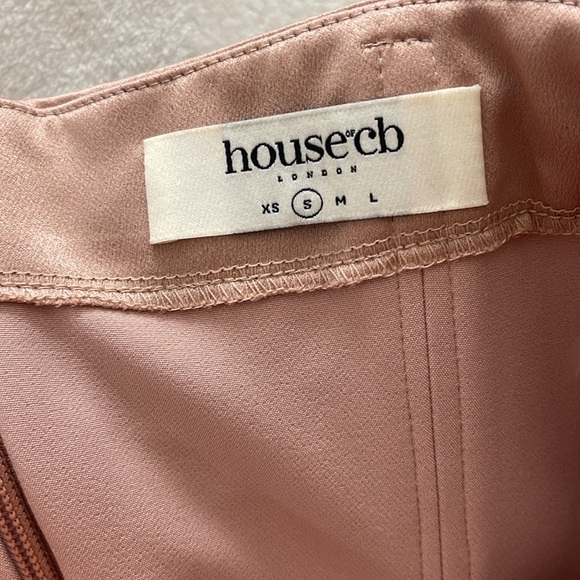 NWOT Blush Satin Corset Dress. Size S. Never been worn. - Picture 5 of 7